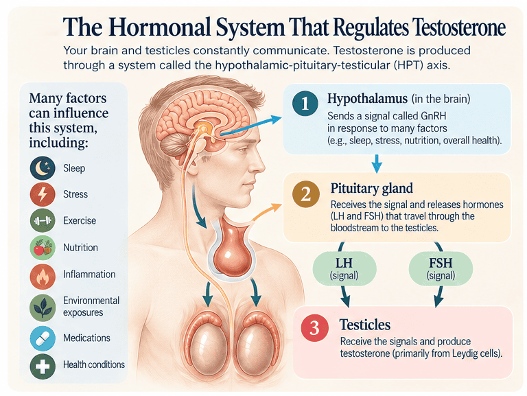 hormonal cascade in testosterone production